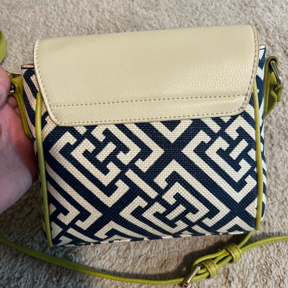 Spartina 449 Leather and Linen Crossbody - Picture 14 of 16